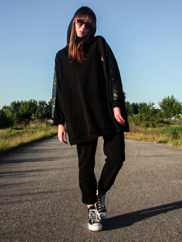 Pantelleria - Komplet hoodie z lampasem